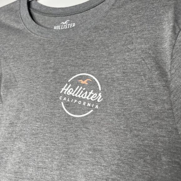 Hollister Womens Top Size S Light Gray Long Sleeve Pullover Casual Shirt - Picture 7 of 11